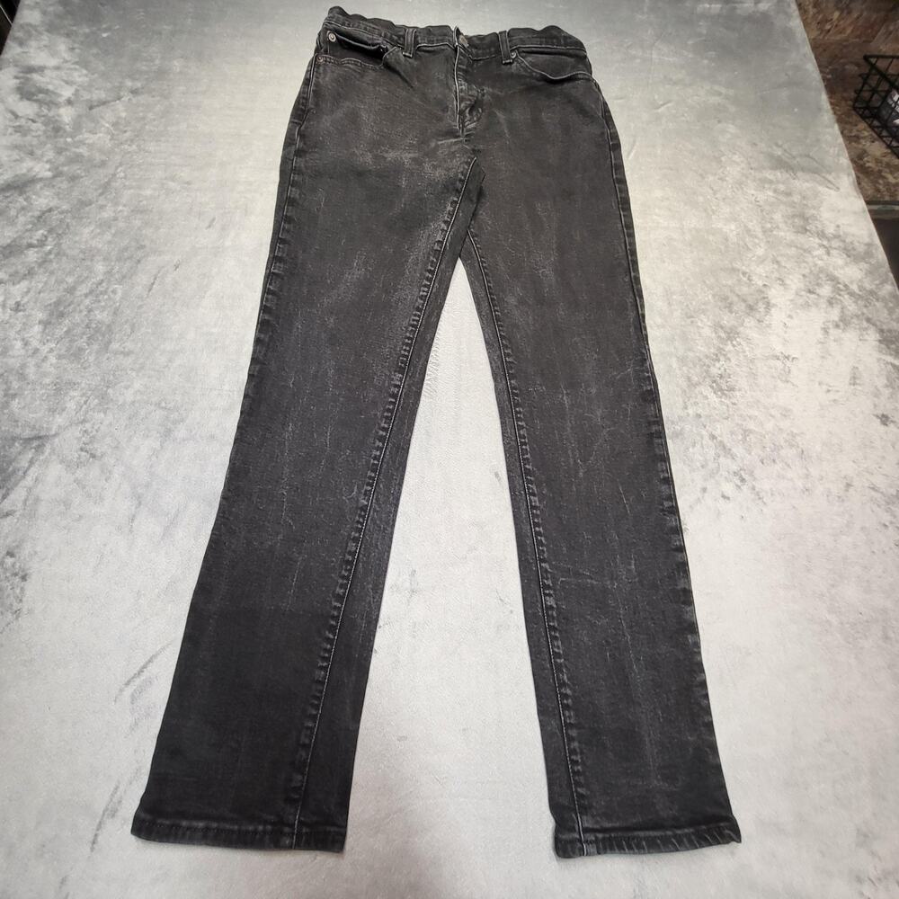 Levi's Premium Jeans Mens 32x32 Black Charcoal Wash Straight Denim Pockets